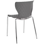Flash Furniture Lowell Sedia Impilabile in Plastica dal Design Contemporaneo