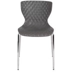 Flash Furniture Lowell Sedia Impilabile in Plastica dal Design Contemporaneo