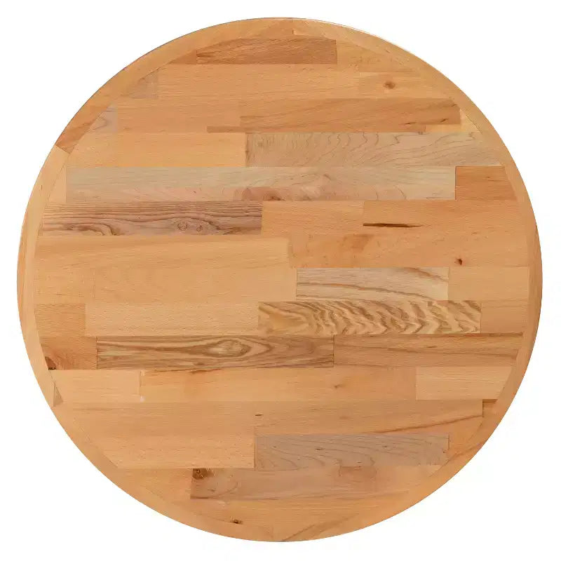 Flash Furniture Piano Tavolo Rotondo Stile Tagliere da Macellaio