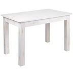 Flash Furniture Tavolo da Pranzo Rettangolare Rustico in Pino Massiccio 46 x 30