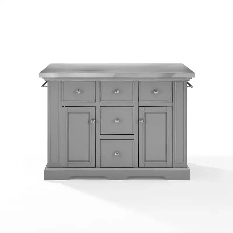 Isola da Cucina Julia con Top in Acciaio Inox - Crosley