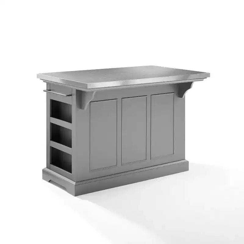 Isola da Cucina Julia con Top in Acciaio Inox - Crosley