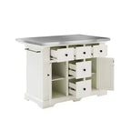 Isola da Cucina Julia con Top in Acciaio Inox - Crosley