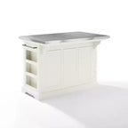 Isola da Cucina Julia con Top in Acciaio Inox - Crosley