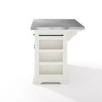 Isola da Cucina Julia con Top in Acciaio Inox - Crosley