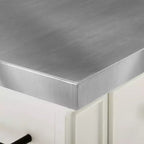 Isola da Cucina Julia con Top in Acciaio Inox - Crosley