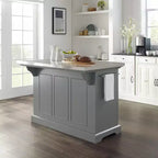 Isola da Cucina Julia con Top in Acciaio Inox - Crosley