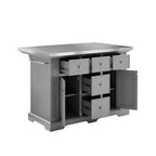 Isola da Cucina Julia con Top in Acciaio Inox - Crosley