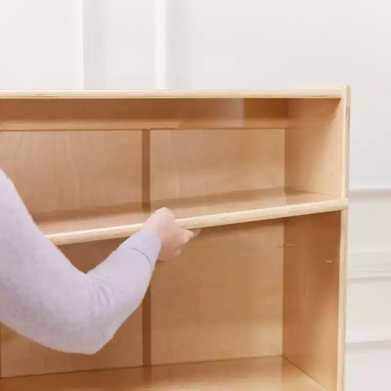 ECR4Kids Libreria Classica in Legno con Ripiani Regolabili, 91 cm, Scaffale per Aula