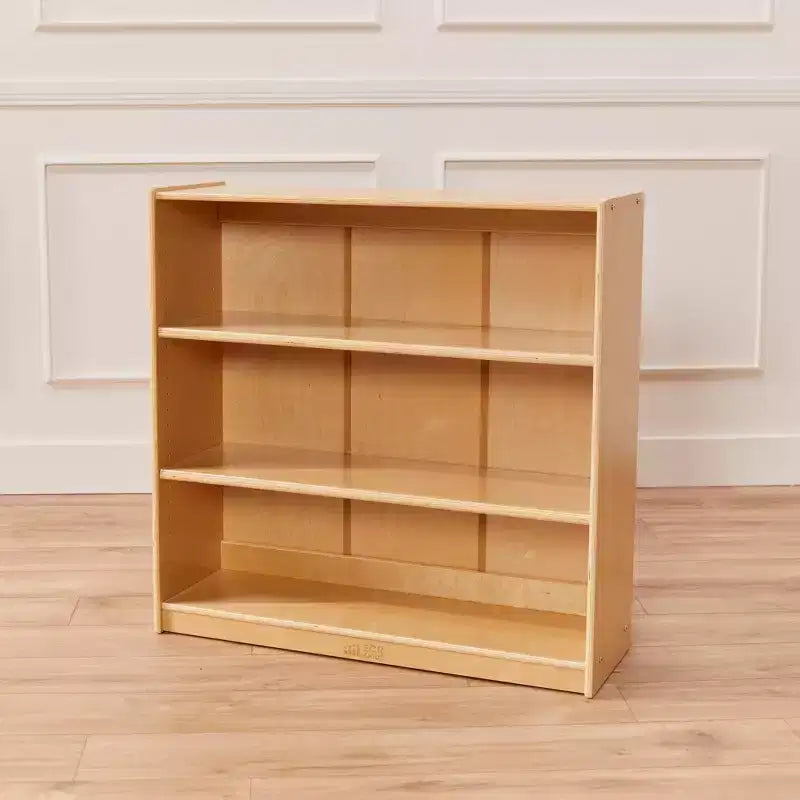 ECR4Kids Libreria Classica in Legno con Ripiani Regolabili, 91 cm, Scaffale per Aula
