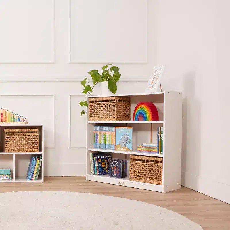 ECR4Kids Libreria Classica in Legno con Ripiani Regolabili, 91 cm, Scaffale per Aula