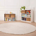 ECR4Kids Libreria Classica in Legno con Ripiani Regolabili, 91 cm, Scaffale per Aula