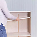 ECR4Kids Libreria Classica in Legno con Ripiani Regolabili, 91 cm, Scaffale per Aula