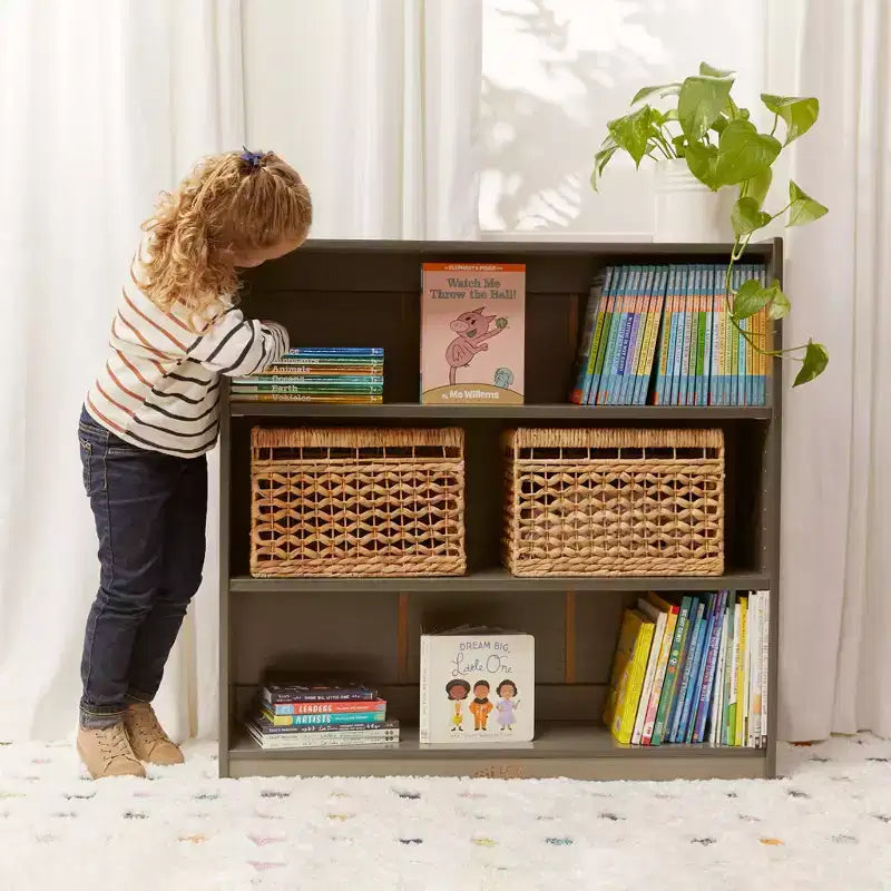 ECR4Kids Libreria Classica in Legno con Ripiani Regolabili, 91 cm, Scaffale per Aula