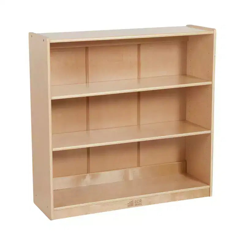 ECR4Kids Libreria Classica in Legno con Ripiani Regolabili, 91 cm, Scaffale per Aula