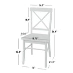 Set da pranzo Albury 6 pezzi con panca - Buylateral