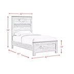 Set camera da letto Adam 3 pz grigio - Picket House Furnishings