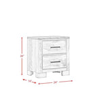 Set camera da letto Adam 3 pz grigio - Picket House Furnishings