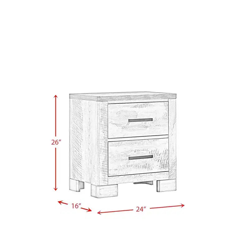 Set camera da letto Adam 3 pz grigio - Picket House Furnishings