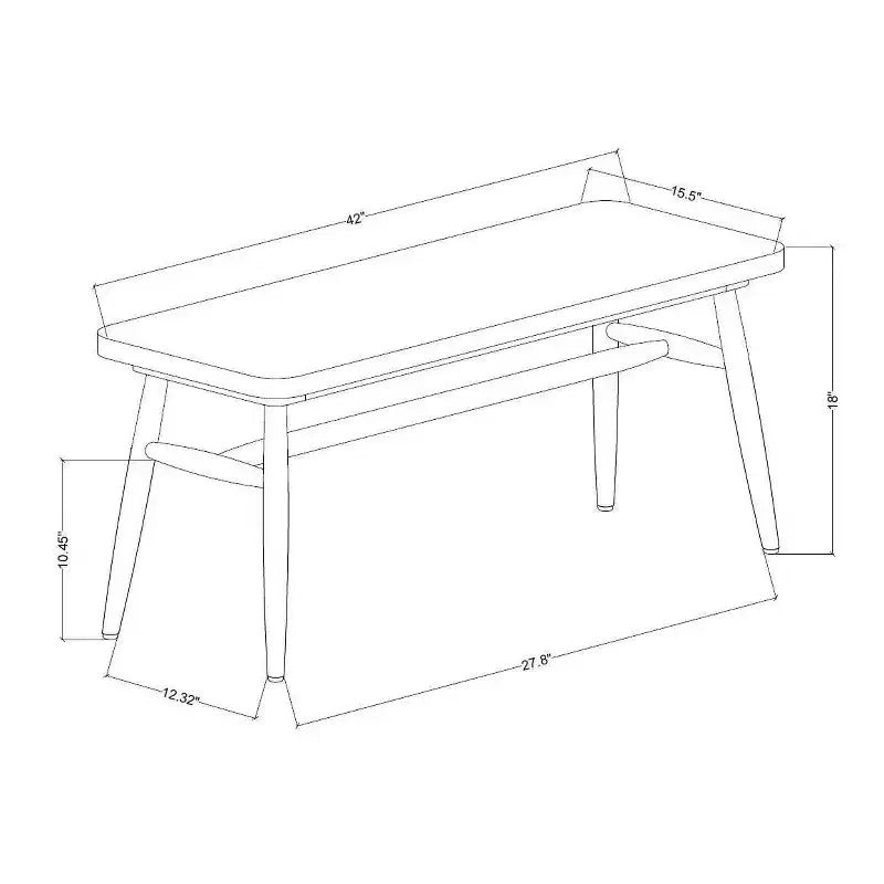 Panca da pranzo Shaker in legno - Hearth & Hand with Magnolia
