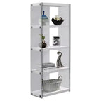Hollow Core/Tempered Glass Bookcase - EveryRoom