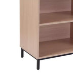 Emma e Oliver Libreria Aperta a 4 Ripiani da 29.5H con Finitura Legno di Rovere