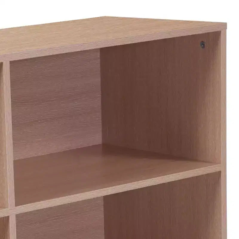 Emma e Oliver Libreria Aperta a 4 Ripiani da 29.5H con Finitura Legno di Rovere