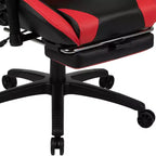 Scrivania Emma e Oliver - Scrivania da gaming, portabicchieri, gancio per cuffie e sedia reclinabile