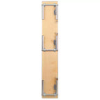 Alzata per piano bar in legno di betulla con gambe color argento Emma and Oliver 72 x 12 x 12