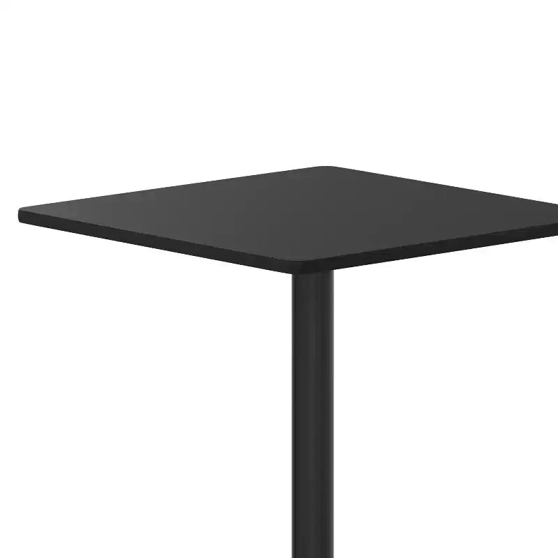 Emma e Oliver Piano per Tavolo Quadrato Laminato da 30 con Base Rotonda da 18 per Tavolo Altezza Standard