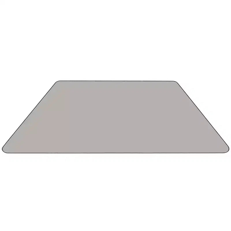 Tavolo attività regolabile laminato HP trapezoidale grigio 22.5x45 Emma e Oliver Mobile