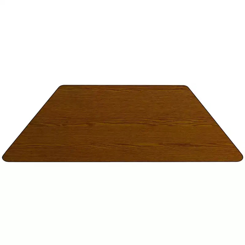 Tavolo attività regolabile laminato HP trapezoidale grigio 22.5x45 Emma e Oliver Mobile