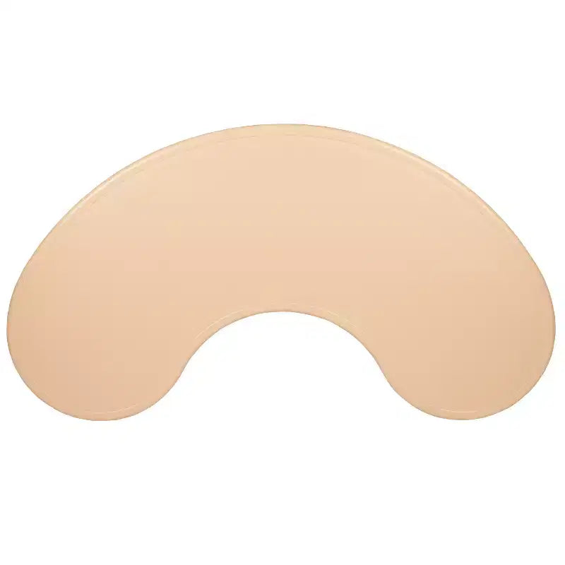Set tavolo attività in plastica semicircolare regolabile in altezza 35W x 65L Emma e Oliver con 4 sedie