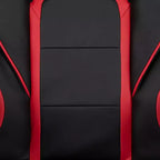 Scrivania da gaming Flash Furniture con portabicchieri/gancio per cuffie/tappetino per mouse rimovibile e sedia da gaming reclinabile con schienale/braccioli e poggiapiedi