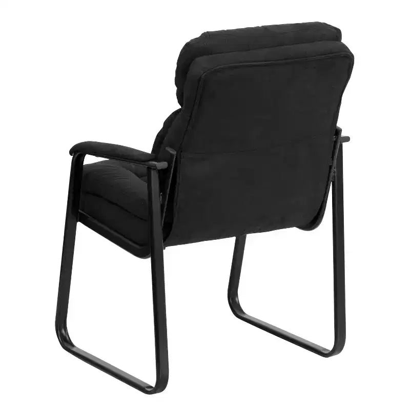 Sedia da ricevimento direzionale Emma and Oliver con supporto lombare e base a slitta