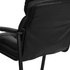 Sedia da ricevimento direzionale Emma and Oliver con supporto lombare e base a slitta