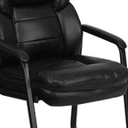 Sedia da ricevimento direzionale Emma and Oliver con supporto lombare e base a slitta