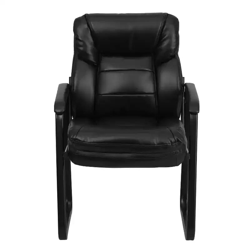 Sedia da ricevimento direzionale Emma and Oliver con supporto lombare e base a slitta