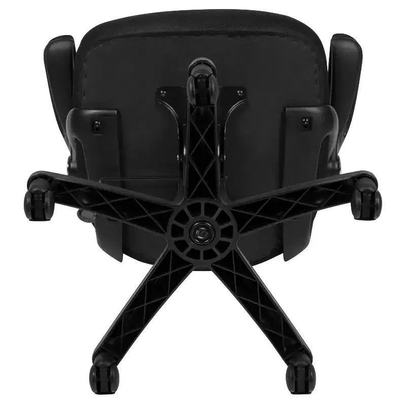Sedia da ufficio ergonomica Emma and Oliver High Back Mesh con braccioli pieghevoli