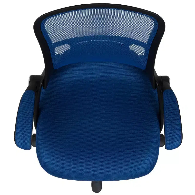 Sedia da ufficio ergonomica Emma and Oliver High Back Mesh con braccioli pieghevoli