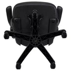 Sedia da ufficio ergonomica Emma and Oliver High Back Mesh con braccioli pieghevoli