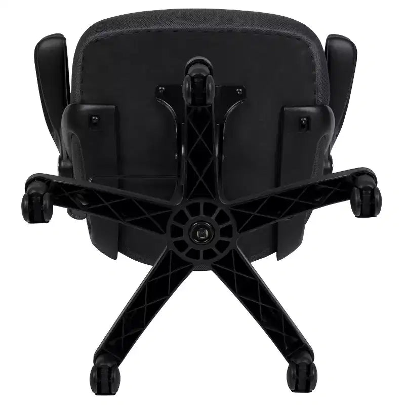 Sedia da ufficio ergonomica Emma and Oliver High Back Mesh con braccioli pieghevoli