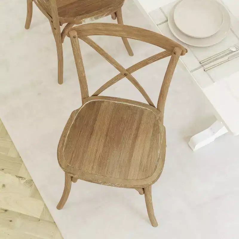 Sedia Emma e Oliver a X-Back, confezione da 2