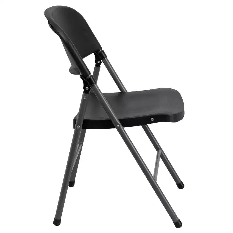 Sedia Pieghevole in Plastica Emma and Oliver, Confezione da 2, per Casa e Ufficio, Portata 150 kg