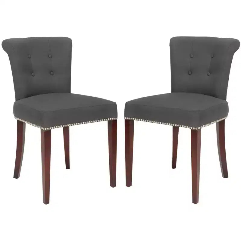 Arion Ring Chair 2 - Set of 2 - MCR4514 - Blue/Black - Safavieh Couture