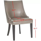 Sedia da Pranzo Afton 20H con Borchie (set da 2) - MCR4715 - Safavieh Couture