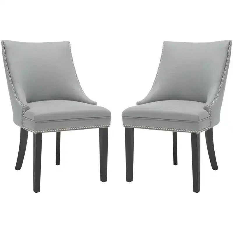 Sedia da Pranzo Afton 20H con Borchie (set da 2) - MCR4715 - Safavieh Couture