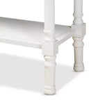 Console da ingresso Garvey Wood con 3 cassetti - Baxton Studio