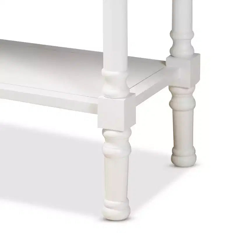 Console da ingresso Garvey Wood con 3 cassetti - Baxton Studio
