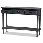 Console da ingresso Garvey Wood con 3 cassetti - Baxton Studio
